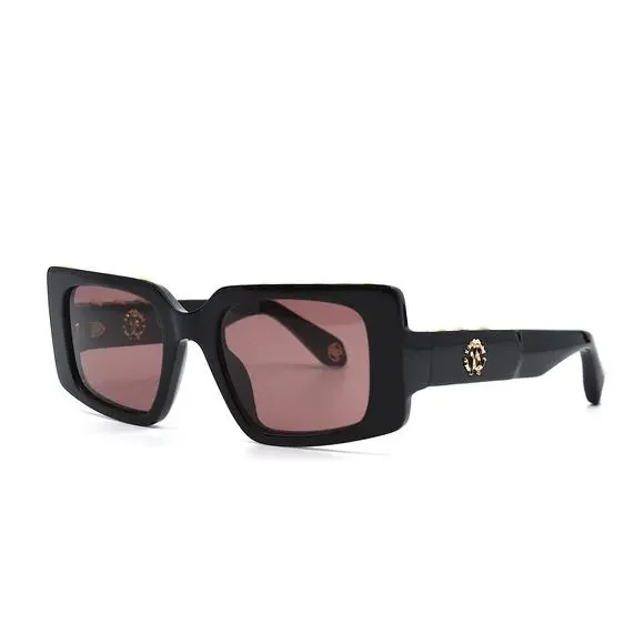 NEW ROBERTO CAVALLI SRC039S 700Y BLACK PURPLE LENS AUTHENTIC SUNGLASSES - Picture 2 of 13